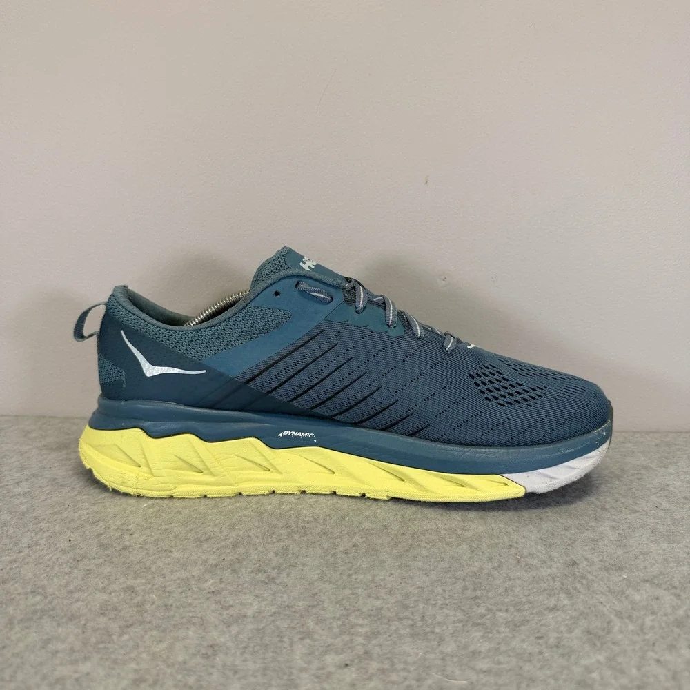 Hoka One One Arahi 3 Womens Shoes Size 9.5 Blue & Yellow Running 1104099 ABPAR